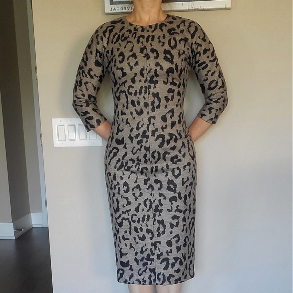 👑 HOST PICK 👑 MaxMara Leopard Wool Dress 👗